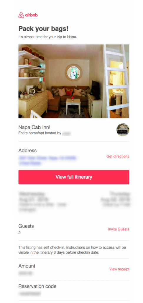 Anwendungsbeispiel für E-Mail API: Airbnb