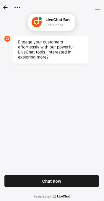 chat-fenster der live chat software livechat