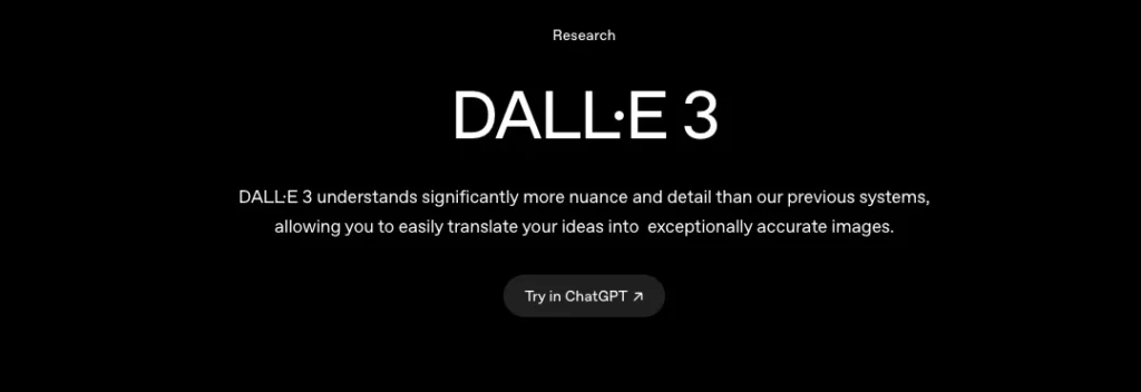 KI-Marketing-Tools: Screenshot von DALL-E 3