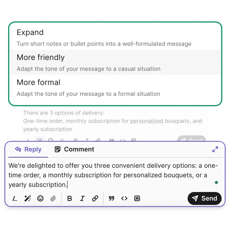 KI-gestützte Chat-Optimierung