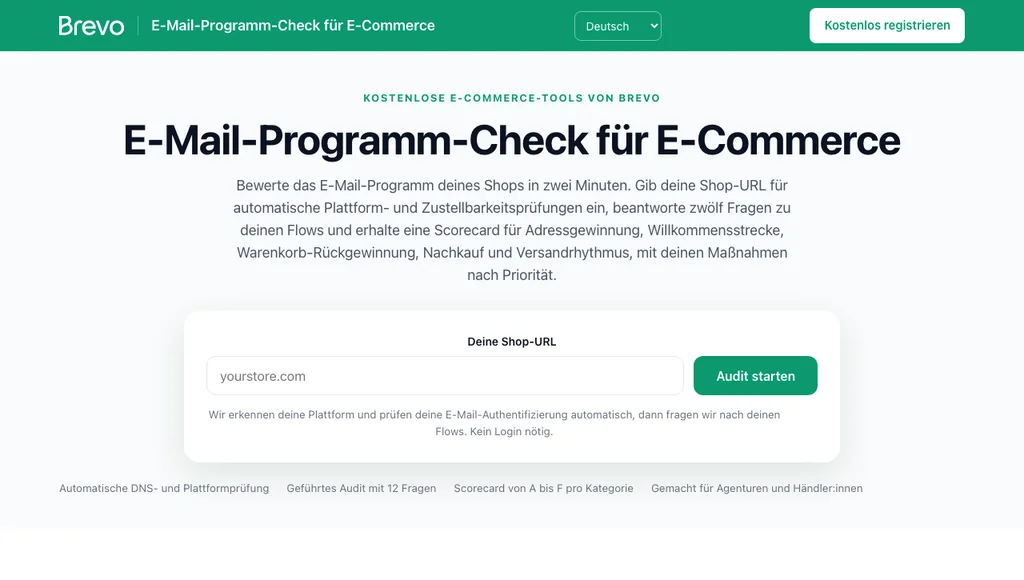 E-Mail-Programm-Check für E-Commerce