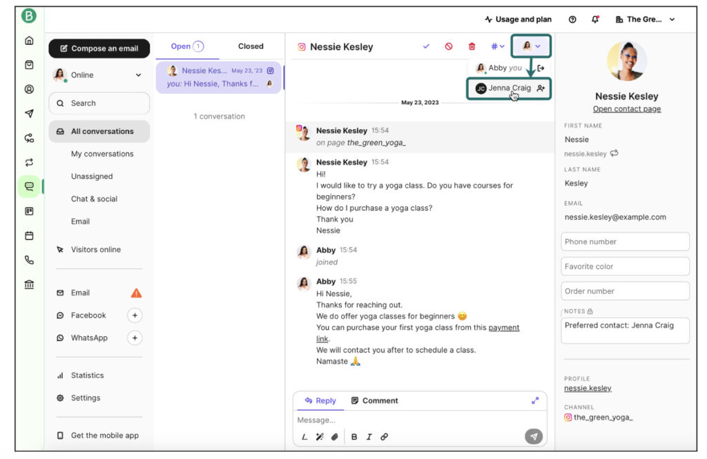 Software de atencion al cliente : Conversations Platform
