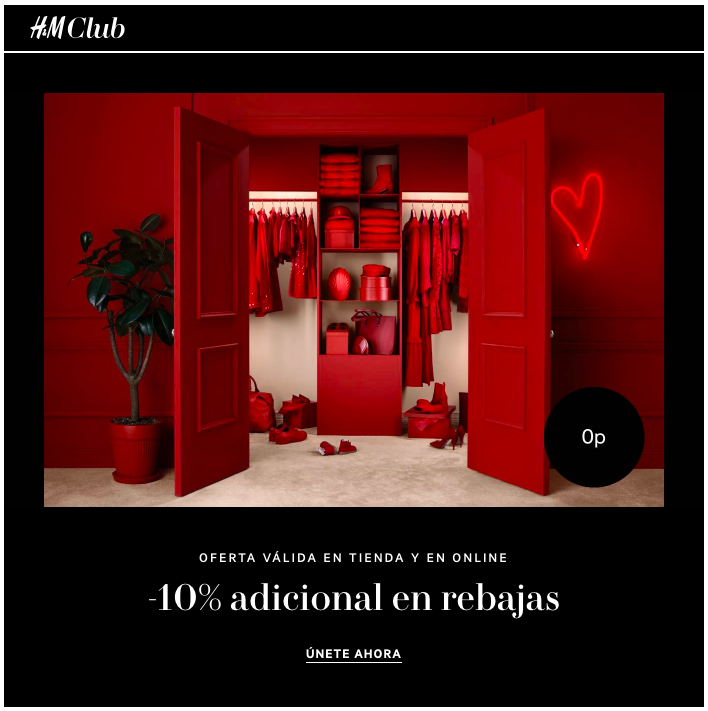 Marketing san valentin de HyM