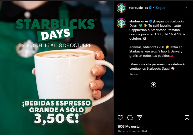 16 Starbucks