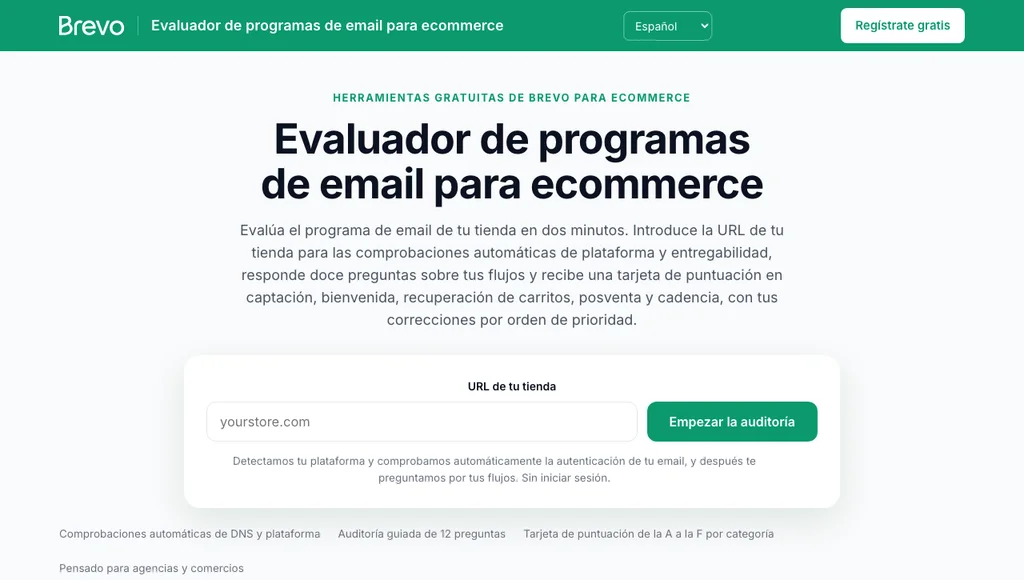Evaluador de programas de email para ecommerce