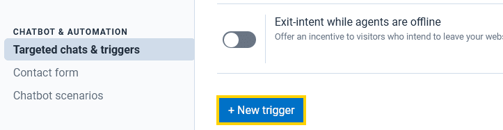 Nouveau Trigger