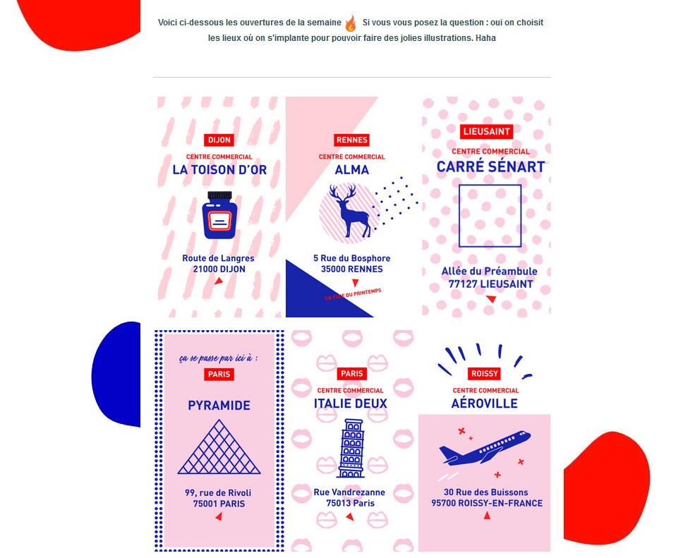 Avantage emailing - exemple de newsletter