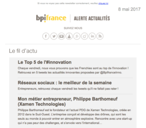 Newsletter bpifrance