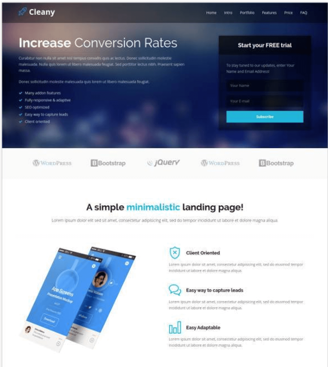 Template de landing page html5 #2 : Soothing Beverages Template de landing page html5 #2 : Soothing Beverages