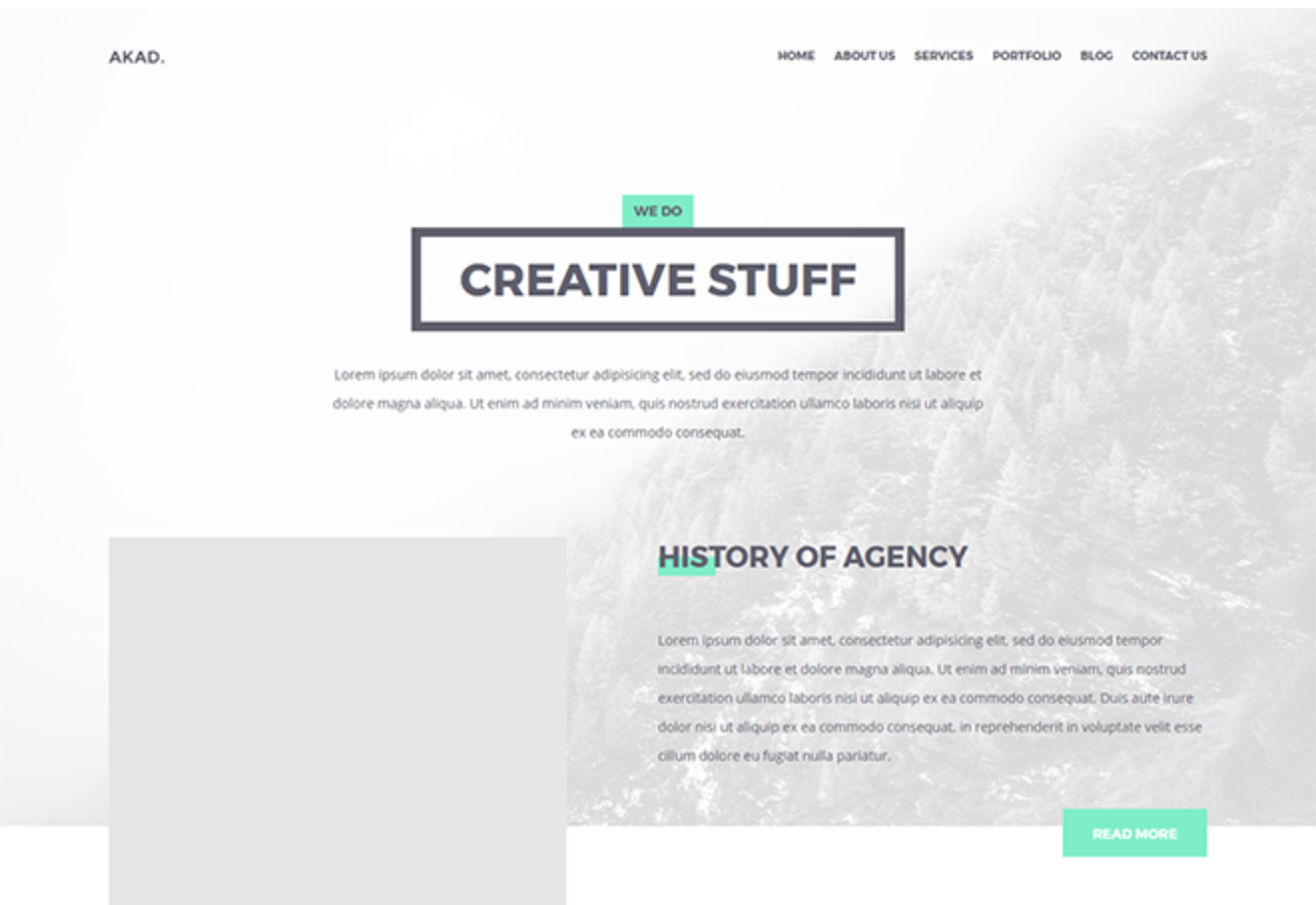 Template de landing page html5 #5 : Akad Template de landing page html5 #5 : Akad