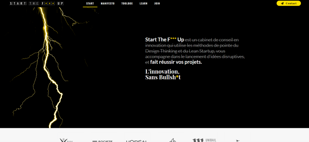 Code couleur marketing jaune et noir