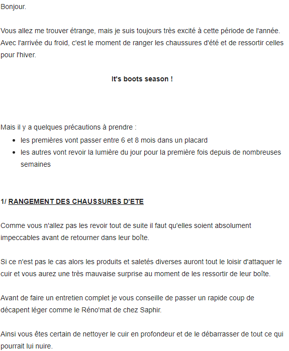 Jacques et Demeter fournit des conseils de qualité à ses abonnés WooCommerce newsletter : l'exemple de Jacques et Déméter