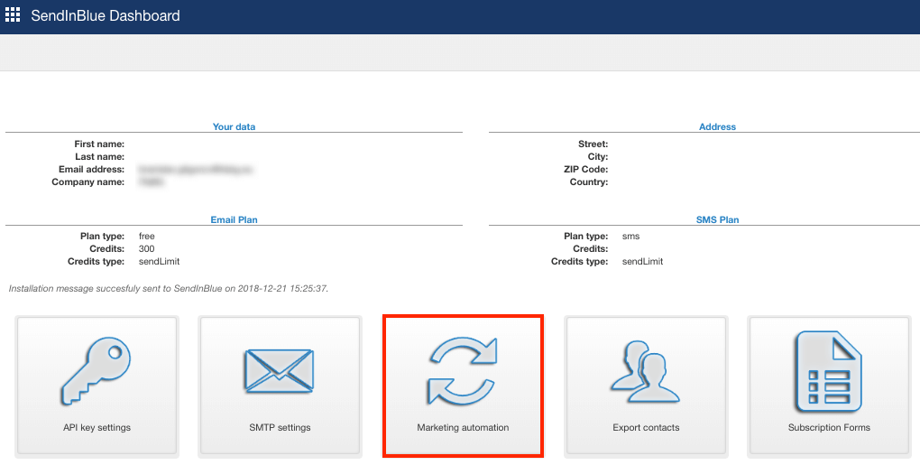 Marketing automation Jommla