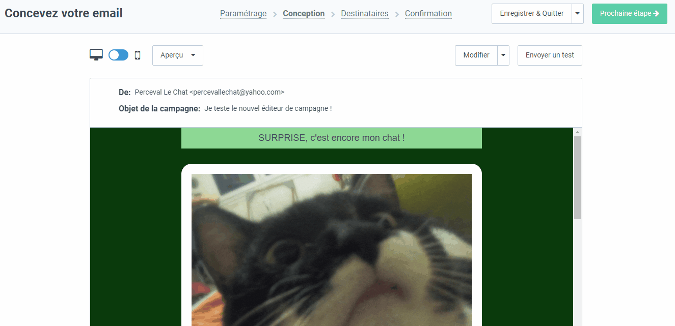 Contrôlez l’aspect de votre email sur mobile facilement Brevo facilite le responsive design