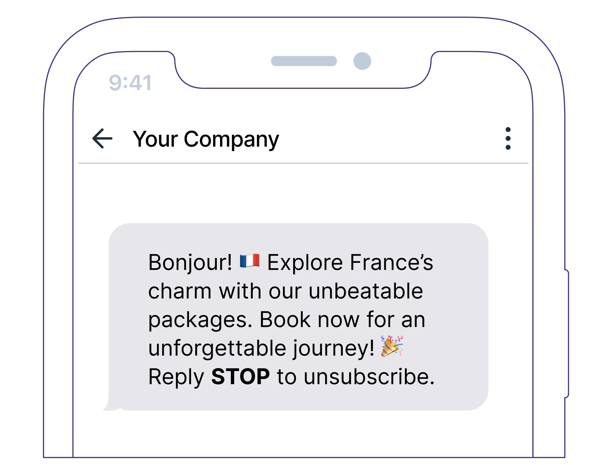 Tenez vos contacts au courant