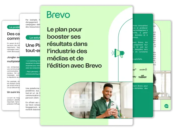 Boostez votre réussite dans les médias et l'édition avec Brevo