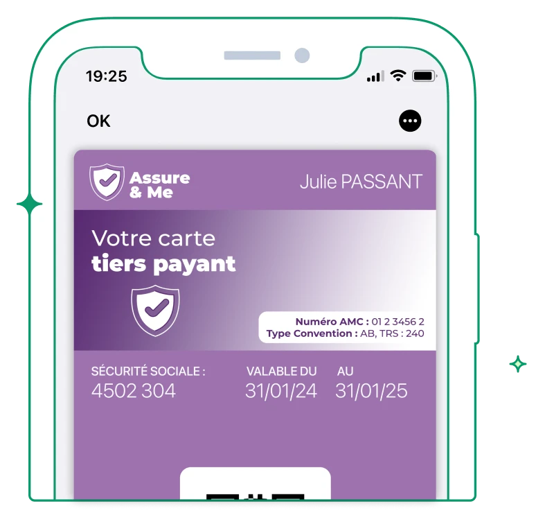 La célèbre carte Tiers Payant toujours à portée de main et mise à jour