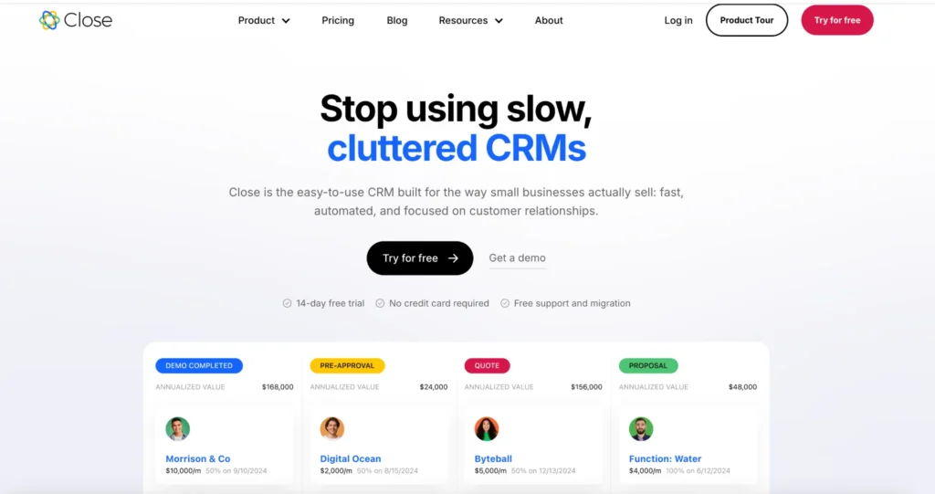Close-Homepage