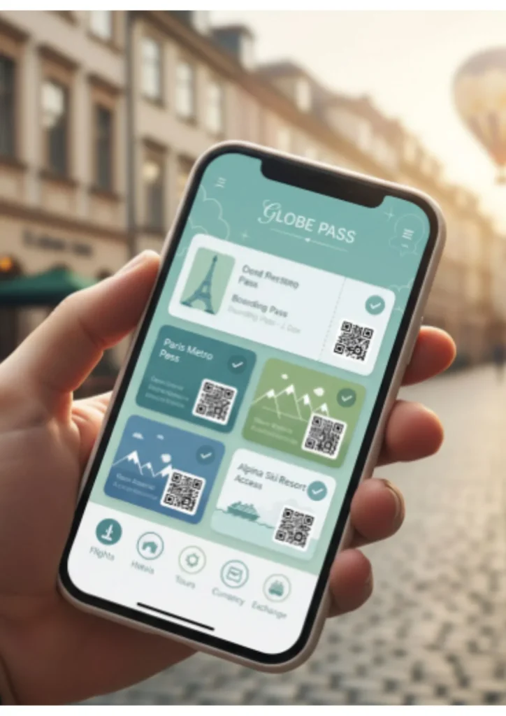 wallet mobile illustration