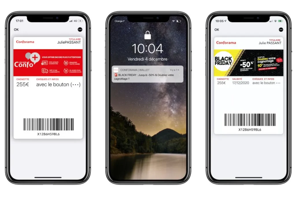 fidélisation avec cartes wallet