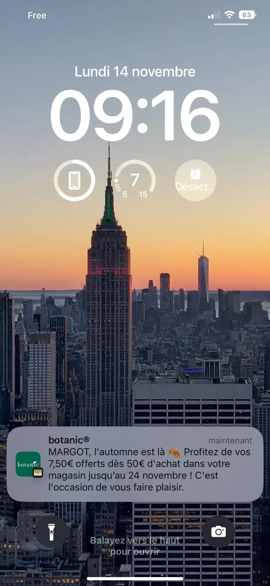 Une animation régulière par notifications push