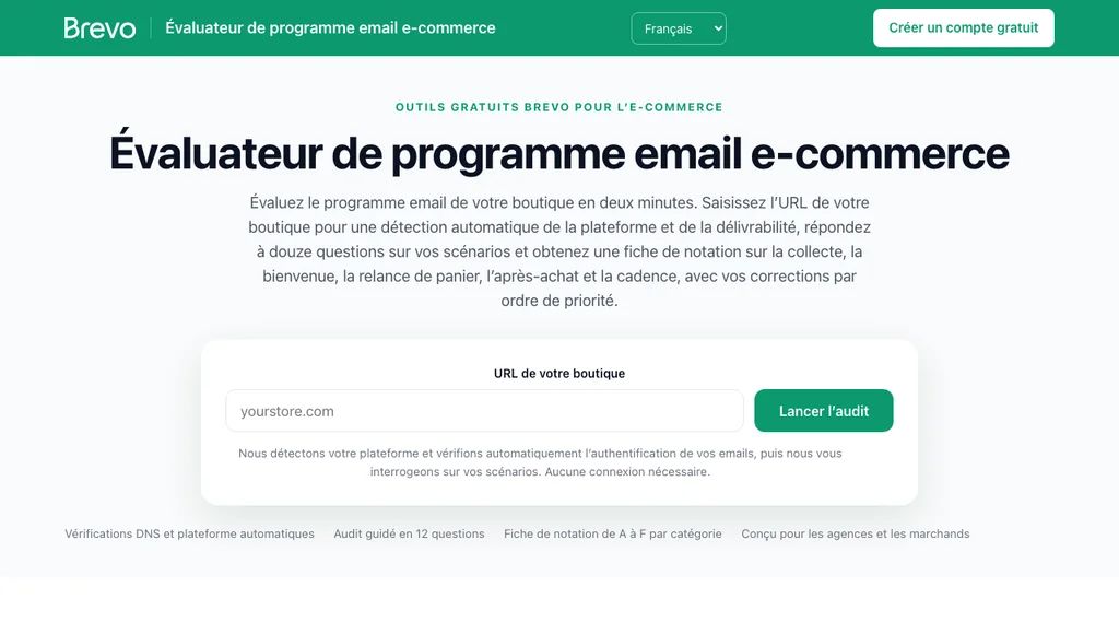 Évaluateur de programme email e-commerce