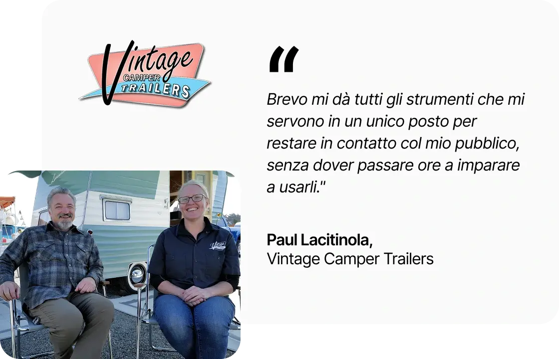 Strumenti professionali, setup semplice