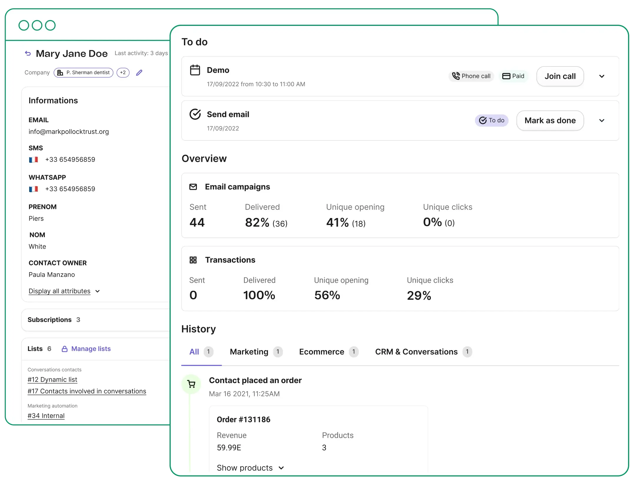 Transaction-Enriched Customer Profiles