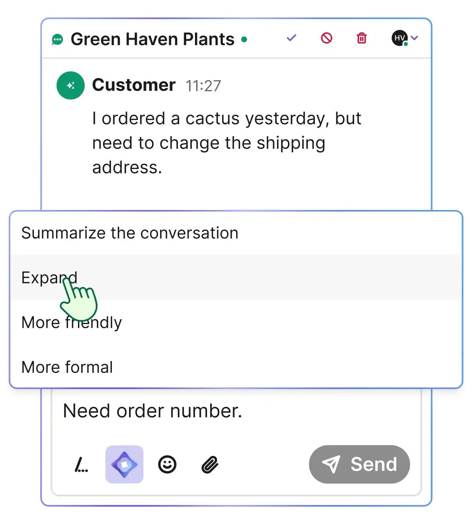 AI Conversations Agent