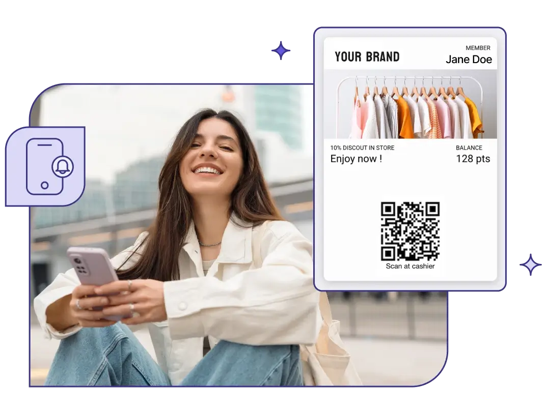 あなたの割引クーポンをウォレット形式に