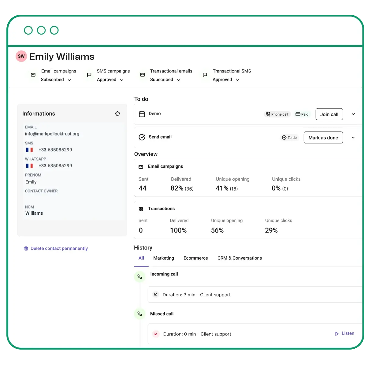 Intelligent CRM Sync