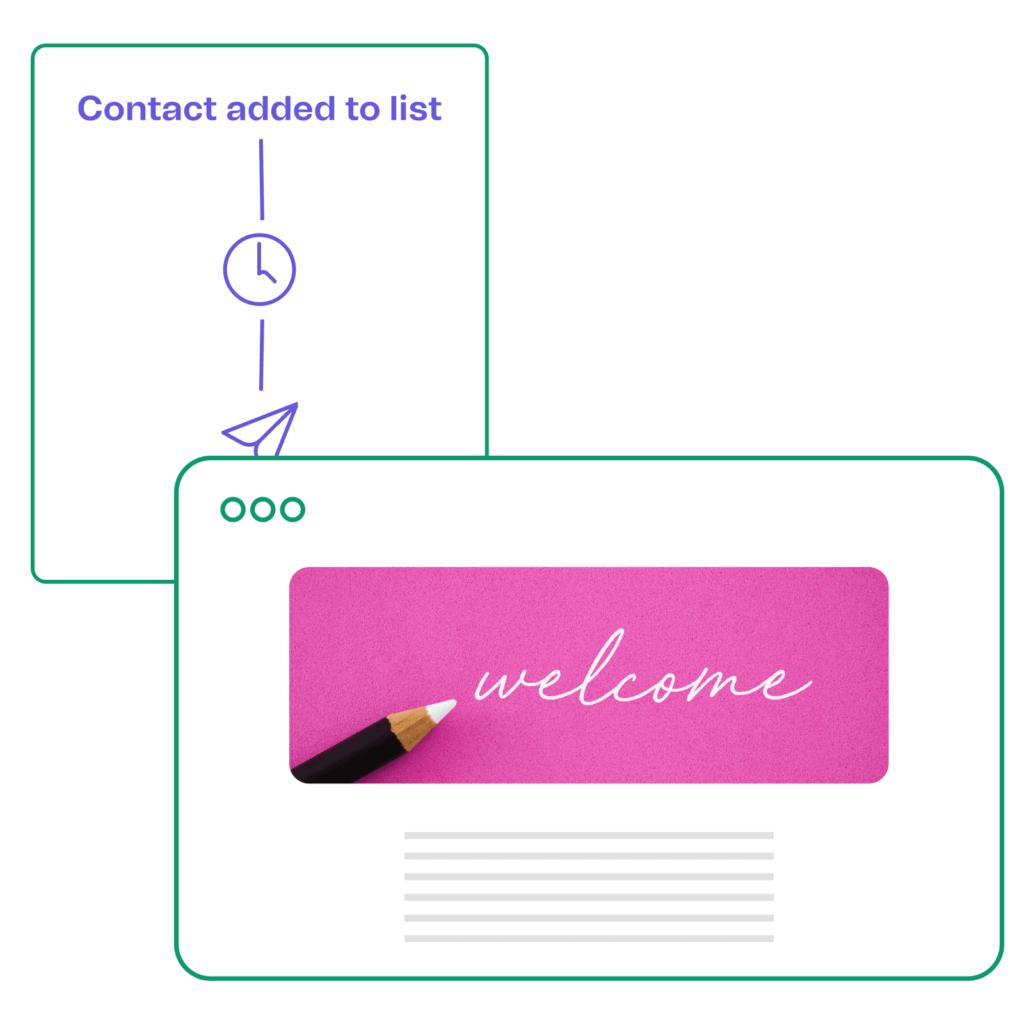 automate welcome message