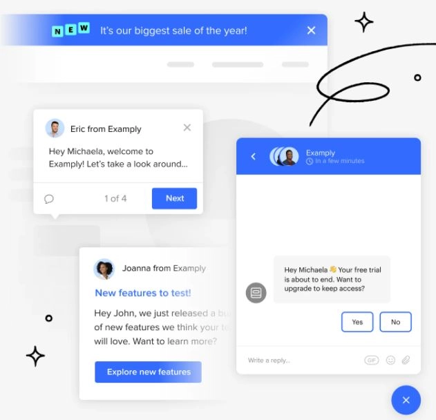 One of the best live chat software for business by Intercom.