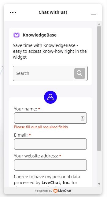 One of the best live chat software for customer support by LiveChat.