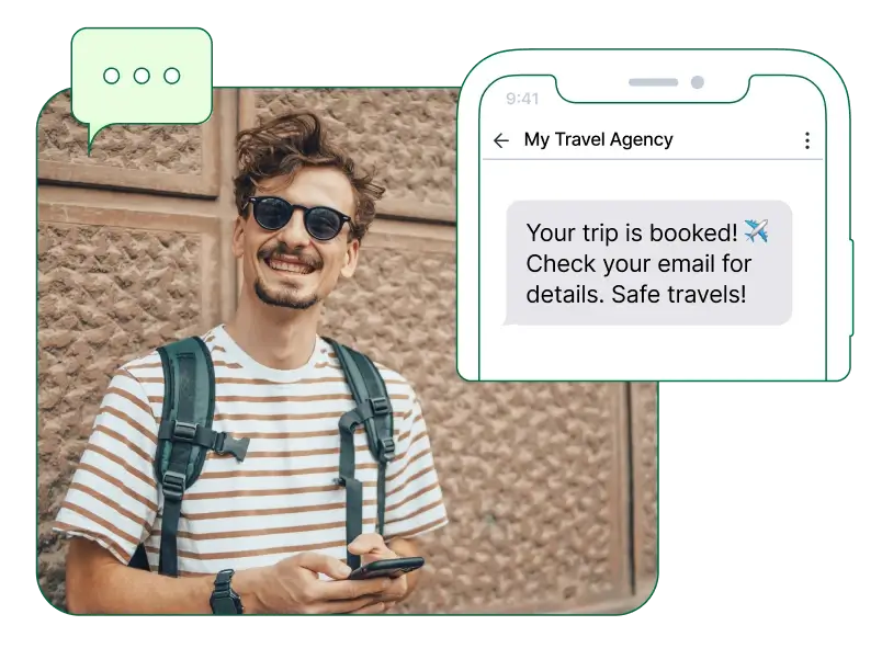 Keep customers in the loop with transactional SMS