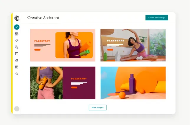 Interface of Mailchimp, a Mad Mimi alternative