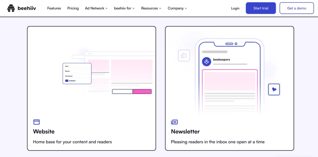 Making websites and newsletters in Beehiiv, a Substack alternative