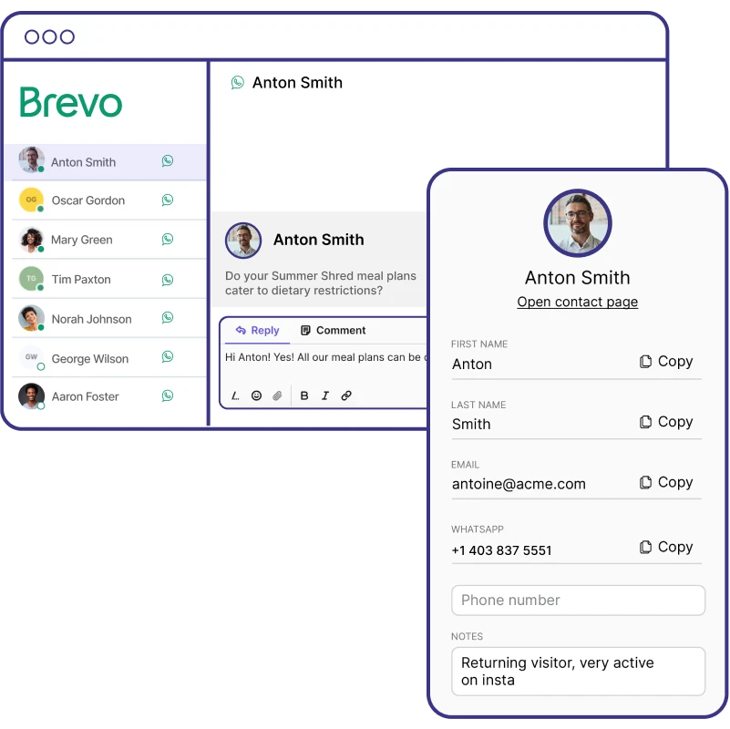 Real-time Contact Updates