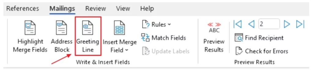 Personalizing the greeting in Outlook